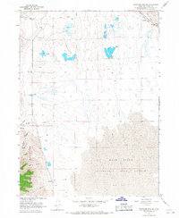 Thatcher Mountain SW 1966 topographic map thumbnail