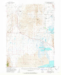 Thatcher Mountain 1961 topographic map thumbnail