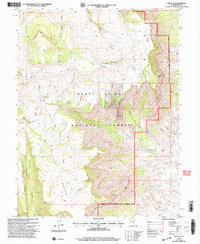 The Cap 2001 topographic map thumbnail