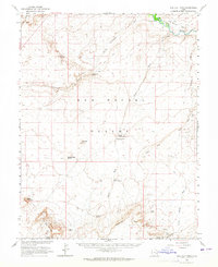 The Flat Tops 1963 topographic map thumbnail
