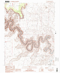 The Goosenecks 1989 topographic map thumbnail