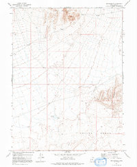 The Hogback 1971 topographic map thumbnail
