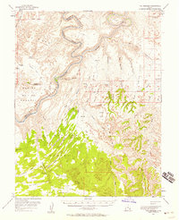The Needles 1953 topographic map thumbnail
