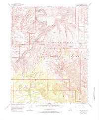 The Needles 1953 topographic map thumbnail