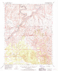 The Needles 1953 topographic map thumbnail