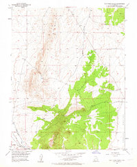 The Three Peaks 1950 topographic map thumbnail