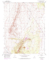 The Three Peaks 1950 topographic map thumbnail