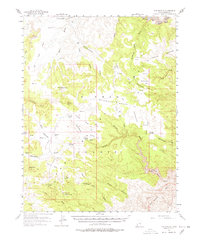 The Wickiup 1954 topographic map preview