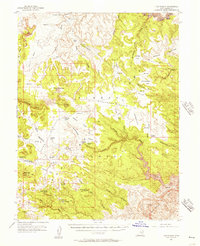 The Wickiup 1954 topographic map preview