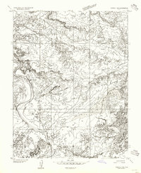 Tidwell 1 SE topographic map thumbnail