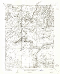 Tidwell 1 SW 1954 topographic map thumbnail
