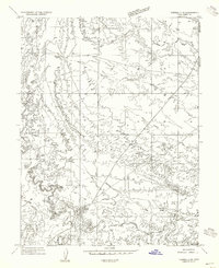 Tidwell 2 NE 1954 topographic map thumbnail