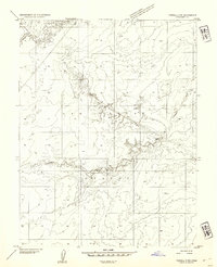 Tidwell 3 NW 1953 topographic map thumbnail