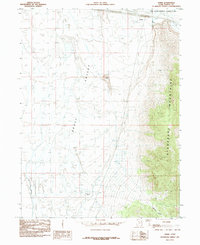 Timpie 1985 topographic map thumbnail