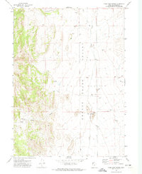Toms Cabin Spring 1971 topographic map thumbnail