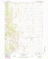 Toms Cabin Spring 1971 topographic map thumbnail