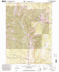Tony Grove Creek 1998 topographic map thumbnail