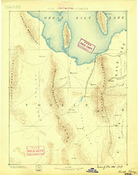 Tooele Valley topographic map thumbnail
