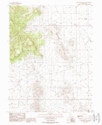 Topaz Mountain East 1988 topographic map thumbnail