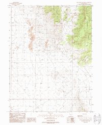 Topaz Mountain West 1988 topographic map thumbnail