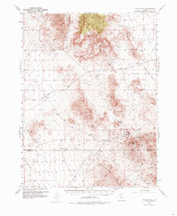Topaz Mtn 1953 topographic map thumbnail