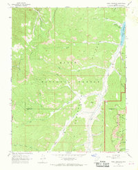 Tropic Reservoir 1966 topographic map thumbnail