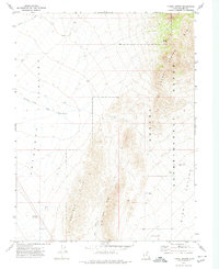 Tunnel Spring 1971 topographic map thumbnail