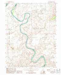 Turks Head 1988 topographic map thumbnail