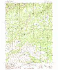 Twin Hollow 1985 topographic map thumbnail