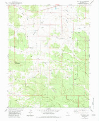 Twin Knolls 1983 topographic map thumbnail
