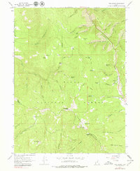 Twin Peaks 1967 topographic map thumbnail