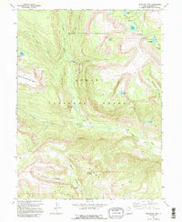 Tworoose Pass 1967 topographic map thumbnail