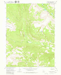 Tworoose Pass 1967 topographic map thumbnail