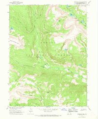 Tworoose Pass 1967 topographic map thumbnail