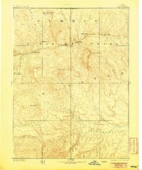 Uinta 1885 topographic map thumbnail