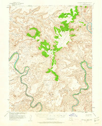 Upheaval Dome 1951 topographic map thumbnail