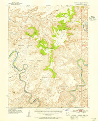 Upheaval Dome 1951 topographic map thumbnail