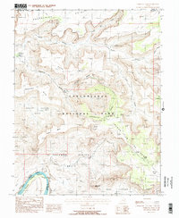 Upheaval Dome 1988 topographic map thumbnail