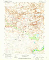 Uteland Butte 1964 topographic map thumbnail