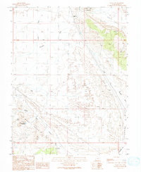 Valley City 1991 topographic map thumbnail