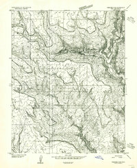 Verdure 3 NE 1955 topographic map thumbnail