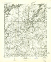 Verdure 4 SW 1955 topographic map thumbnail