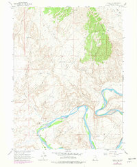 Vernal SE 1964 topographic map thumbnail