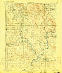 Vernal 1917 topographic map thumbnail