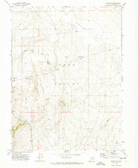 Vernon NE 1971 topographic map thumbnail