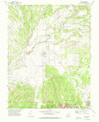 Veyo 1972 topographic map thumbnail
