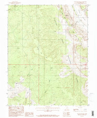 Wagon Box Mesa 1987 topographic map thumbnail