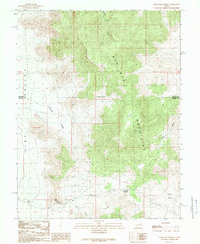 Wah Wah Summit 1989 topographic map thumbnail