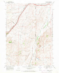 Wahsatch 1968 topographic map thumbnail