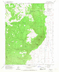 Wales 1965 topographic map thumbnail